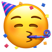 Emoji 🥳 Faccina Che Festeggia su Apple iOS 12.1.