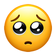 Emoji 🥺 Faccina Sull’orlo Delle Lacrime su Apple iOS 12.1.