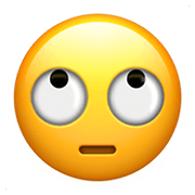 Emoji 🙄 Faccina Con Occhi Al Cielo su Apple iOS 12.1.