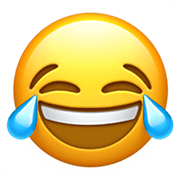 Emoji 😂 Faccina Con Lacrime Di Gioia su Apple iOS 12.1.