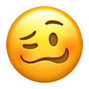 Emoji 🥴 Faccina Stordita su Apple iOS 12.1.