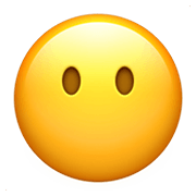 Emoji 😶 Faccina Senza Bocca su Apple iOS 12.1.