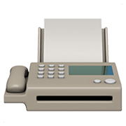 Émoji 📠 Fax sur Apple iOS 12.1.
