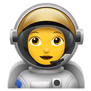Emoji 👩‍🚀 Astronauta Donna su Apple iOS 12.1.