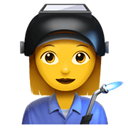 👩‍🏭 Emoji Fabrikarbeiterin Apple iOS 12.1.