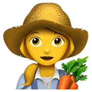 Émoji 👩‍🌾 Fermière sur Apple iOS 12.1.