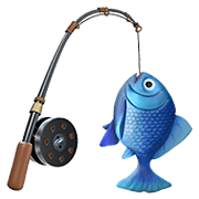 Emoji 🎣 Canna Da Pesca su Apple iOS 12.1.