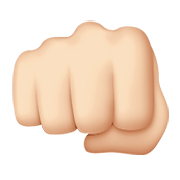 Emoji 👊🏻 Pugno Chiuso: Carnagione Chiara su Apple iOS 12.1.