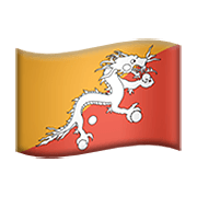 🇧🇹 Emoji Bandera: Bután en Apple iOS 12.1.