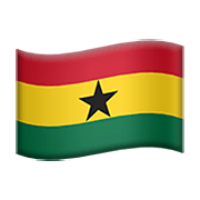 🇬🇭 Emoji Bandera: Ghana en Apple iOS 12.1.