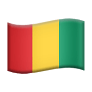 🇬🇳 Emoji Bandera: Guinea en Apple iOS 12.1.