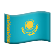 🇰🇿 Emoji Bandera: Kazajistán en Apple iOS 12.1.