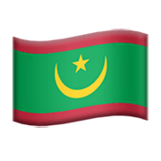 Émoji 🇲🇷 Drapeau : Mauritanie sur Apple iOS 12.1.