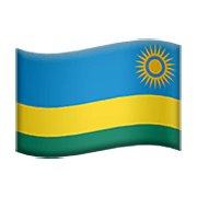 🇷🇼 Emoji Bandeira: Ruanda na Apple iOS 12.1.
