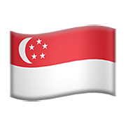 Émoji 🇸🇬 Drapeau : Singapour sur Apple iOS 12.1.