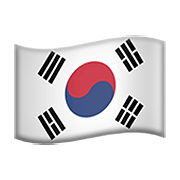 🇰🇷 Emoji Bandeira: Coreia Do Sul na Apple iOS 12.1.