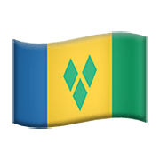 Emoji 🇻🇨 Bandiera: Saint Vincent E Grenadine su Apple iOS 12.1.