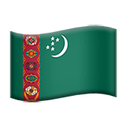 Émoji 🇹🇲 Drapeau : Turkménistan sur Apple iOS 12.1.