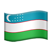 🇺🇿 Emoji Bandeira: Uzbequistão na Apple iOS 12.1.