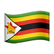 🇿🇼 Emoji Bandera: Zimbabue en Apple iOS 12.1.