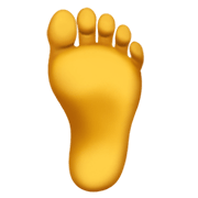 Emoji 🦶 Piede su Apple iOS 12.1.