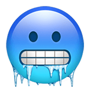 🥶 Emoji Rosto Gelado na Apple iOS 12.1.