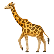 Émoji 🦒 Girafe sur Apple iOS 12.1.