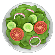 🥗 Emoji Salada Verde na Apple iOS 12.1.