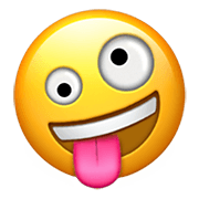 Emoji 🤪 Faccina Impazzita su Apple iOS 12.1.