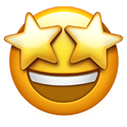 Emoji 🤩 Colpo Di Fulmine su Apple iOS 12.1.