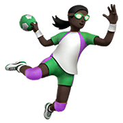 🤾🏿 Emoji Handballspieler(in): dunkle Hautfarbe Apple iOS 12.1.