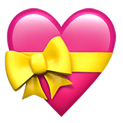 💝 Emoji Coração Com Fita na Apple iOS 12.1.