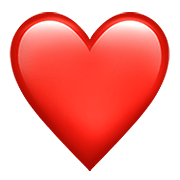 ❤️ Emoji rotes Herz Apple iOS 12.1.