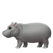 🦛 Emoji Hipopótamo en Apple iOS 12.1.