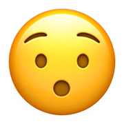 😯 Emoji verdutztes Gesicht Apple iOS 12.1.