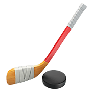 Emoji 🏒 Hockey Su Ghiaccio su Apple iOS 12.1.
