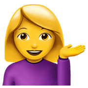 💁 Emoji Persona De Mostrador De Información en Apple iOS 12.1.