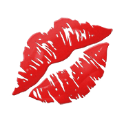 Émoji 💋 Trace De Rouge à Lèvres sur Apple iOS 12.1.