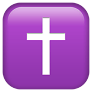 Émoji ✝️ Croix Latine sur Apple iOS 12.1.