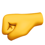 Emoji 🤛 Pugno A Sinistra su Apple iOS 12.1.