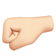 Emoji 🤛🏻 Pugno A Sinistra: Carnagione Chiara su Apple iOS 12.1.