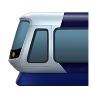🚈 Emoji Tren Ligero en Apple iOS 12.1.
