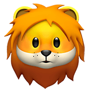 Émoji 🦁 Tête De Lion sur Apple iOS 12.1.
