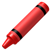 Émoji 🖍️ Crayon Pastel sur Apple iOS 12.1.