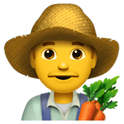👨‍🌾 Emoji Agricultor en Apple iOS 12.1.