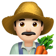 👨🏻‍🌾 Emoji Fazendeiro: Pele Clara na Apple iOS 12.1.