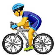 Émoji 🚴‍♂️ Cycliste Homme sur Apple iOS 12.1.