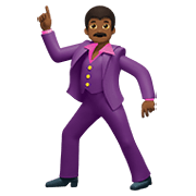 Emoji 🕺🏾 Uomo Che Balla: Carnagione Abbastanza Scura su Apple iOS 12.1.