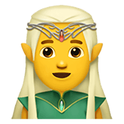 🧝‍♂️ Emoji Elfo Homem na Apple iOS 12.1.
