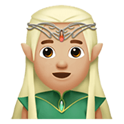 🧝🏼‍♂️ Emoji Elf: mittelhelle Hautfarbe Apple iOS 12.1.